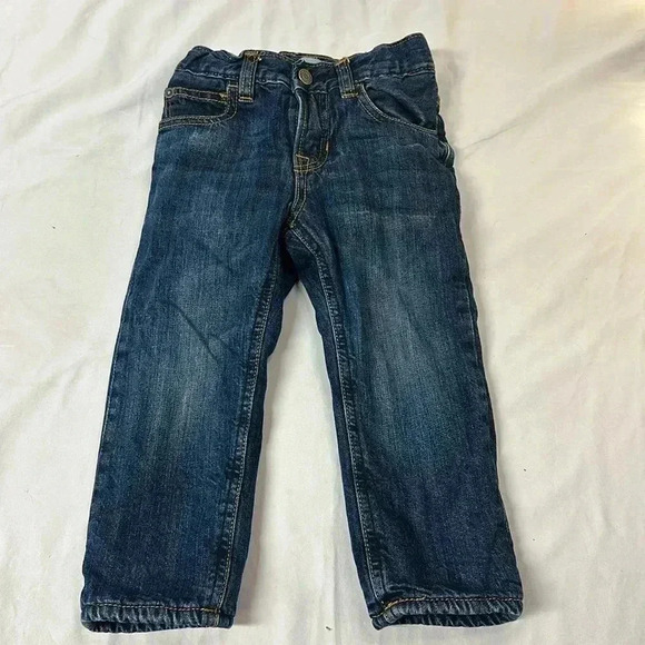 GAP - Fleece lined  denim jeans. Size 2 - Picture 1 of 5